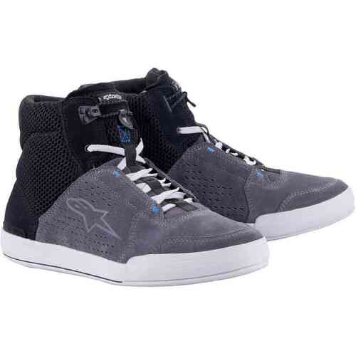 Alpinestars Chrome Air Shoes - Black/Grey/Blue - 10 - SKU:AS2512522124710