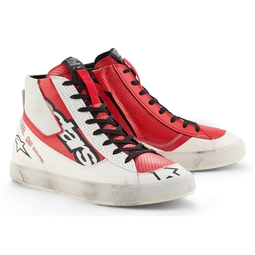 Alpinestars Stated Flair Shoes - White/Bright Red