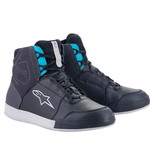 Alpinestars Chrome Drystar Womens Shoes - Black/Asphalt/Turquoise
