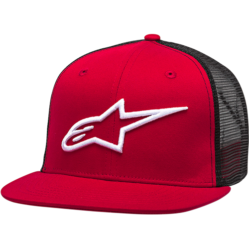 Alpinestars Corp Trucker Hat - Red/Black - OS