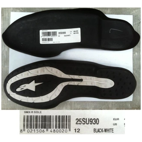 Alpinestars Smx-R Sole - Black/White - 43 - SKU:AS25SU9301243