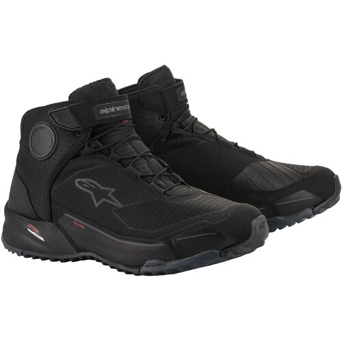 Alpinestars CR-X Drystar Riding Shoes - Black - 9 - SKU:AS2611820110009