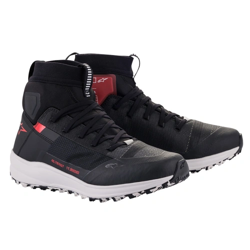 Alpinestars Speedforce Ride Shoe - Black/White/Red - 8 - SKU:AS2654321012308