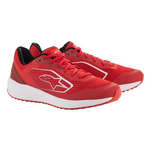 Alpinestars Meta Road Shoe - Red/White - 12 - SKU:AS2654520003212