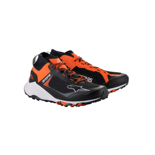 Alpinestars Meta XR V2 Shoes - Black/Orange/White - 9 - SKU:AS2654825013409