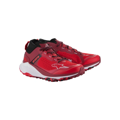 Alpinestars Meta XR V2 Shoes - Bright Red/Dark Red/White - 8 - SKU:AS2654825304508