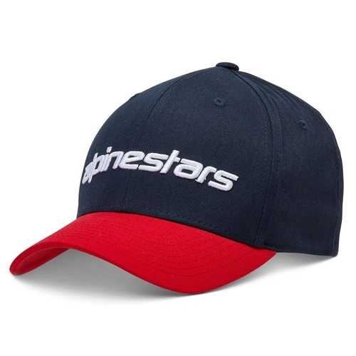 Alpinestars Linear Hat - Navy/Red - S/M - SKU:AS3081005703082