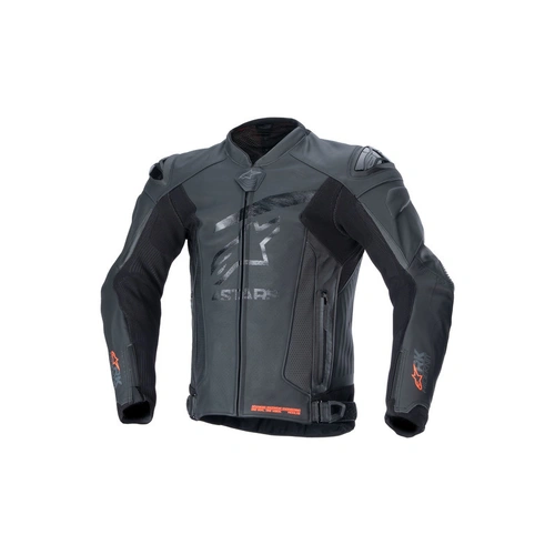 Alpinestars GP Plus R V4 Rideknit Leather - Black/Black - 50 - SKU:AS3100324110050