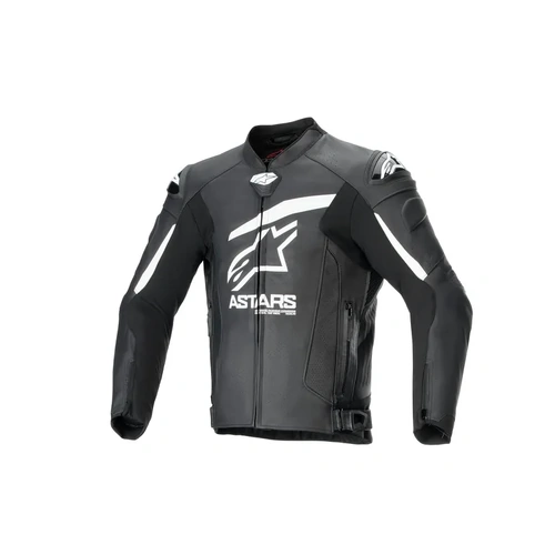 Alpinestars Gp Plus R V4 Airflow Leather Jacket - Black/White - 50 - SKU:AS3100624001250