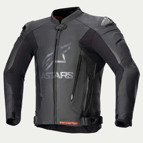 Alpinestars Gp Plus R V4 Airflow Leather Jacket - Black/Black - 56 - SKU:AS3100624110056