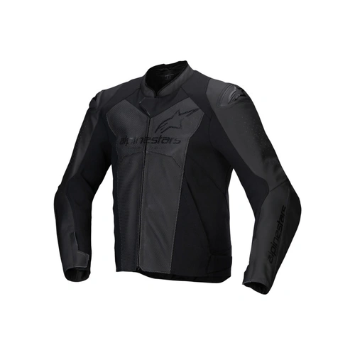 Alpinestars Faster V3 Air Leather Jacket - Black/Black - 52 - SKU:AS3103625110052