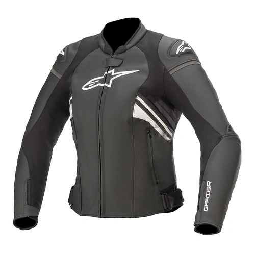 Alpinestars Stella GP Plus R V3 Airflow Womens Jacket - Black/White - 48 - SKU:AS3110620001248