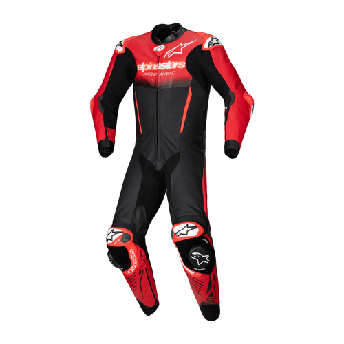 Alpinestars GP-R7 1 Pce Leather Suit - Black/Mid Red
