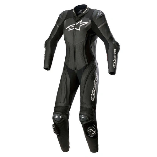 Alpinestars Stella GP Plus 1 Piece Womens Leather Suit - Black/White/Grey - 42 - SKU:AS3180522102242