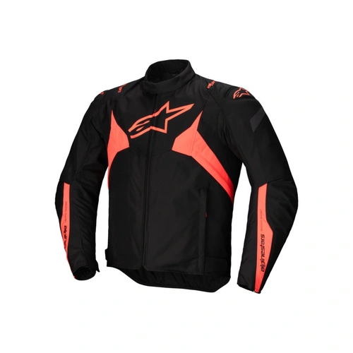 Alpinestars T Jaws V4 Weatherproof Jacket - Black/Fluro Red - 56 - SKU:AS3200125103056