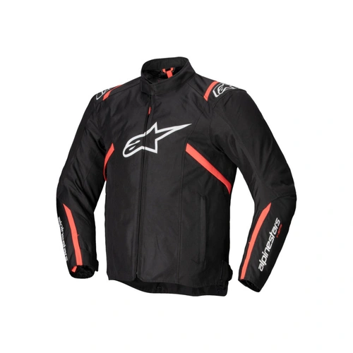 Alpinestars T SPS V2 Weatherproof Jacket - Black/White/Fluro Red - 56 - SKU:AS3200225123156