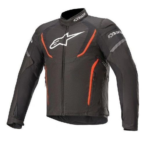 Alpinestars T-Jaws V3 Waterproof Textile Jacket - Black/Red - M - SKU:AS3201020103058