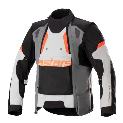 Alpinestars Halo Drystar Adventure Jacket - Dark Grey/Ice Grey/Black - L - SKU:AS3204822904960