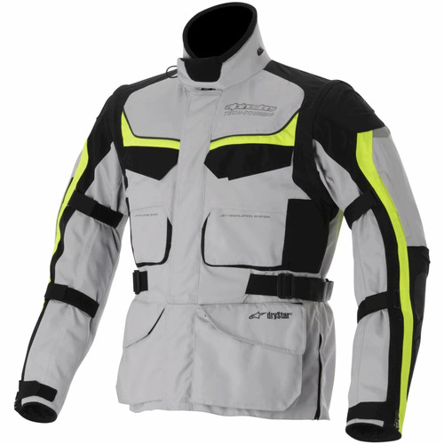 Alpinestars Calama Drystar Jacket - White/Grey/Yellow - S - SKU:AS320501420556