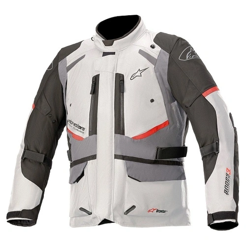 Alpinestars Andes V3 Ice Grey Dark Grey Waterproof Jacket - SKU:AS3207521903760