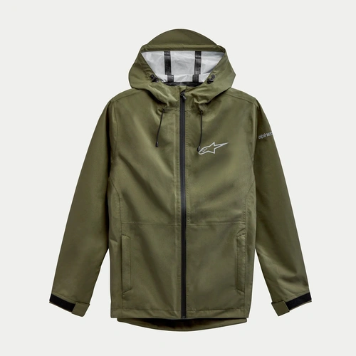 Alpinestars Omni Rain Jacket - Military Green - 2XL - SKU:AS3211010069077