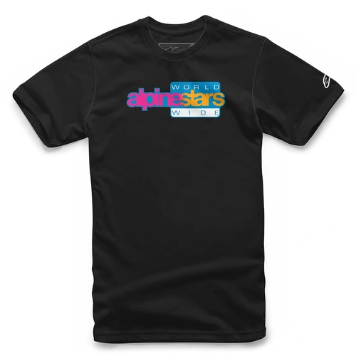 Alpinestars World Wide Again Tee - Black - M - SKU:AS3272236001074