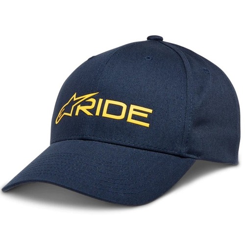 Alpinestars Ride 3.0 Hat - Navy/Gold - OS - SKU:AS3281030705900