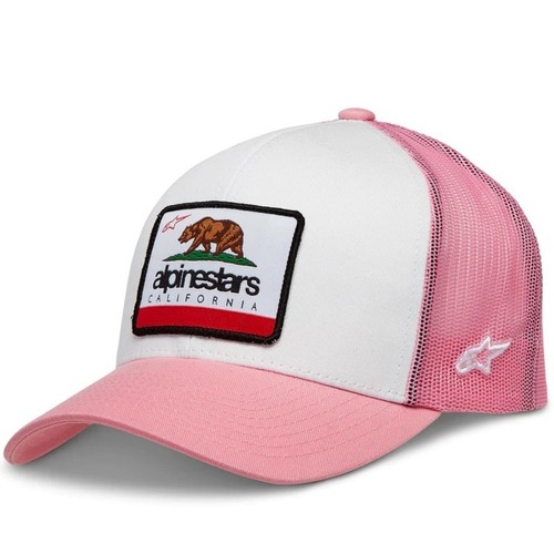 Alpinestars  Cali 2.0 Hat - White/Pink - OS - SKU:AS3281900203600