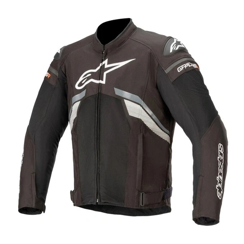 Alpinestars T-GP Plus R V3 Air Jacket - Black/Grey - S - SKU:AS3300620010256