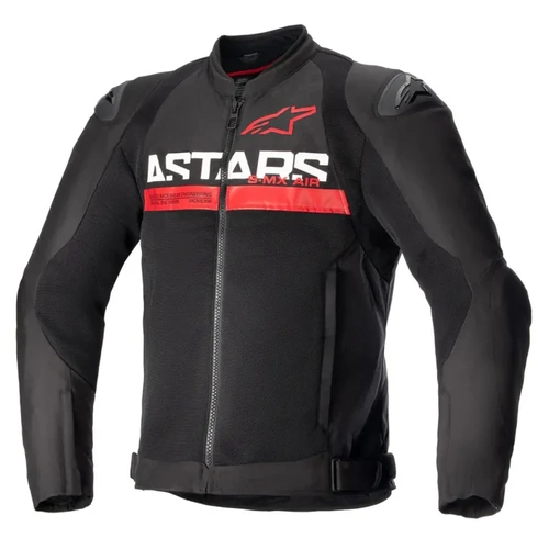 Alpinestars SMX Air Jacket - Black/Bright Red - S - SKU:AS3306523130356