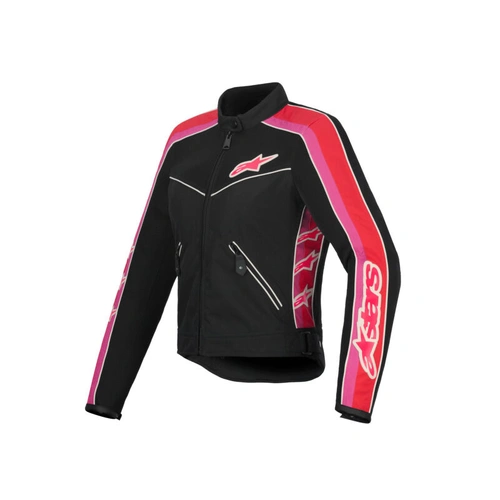 Alpinestars T Dyno Air Womens Jacket - Black/Bright Red/Fuchsia - XS - SKU:AS3310725149954
