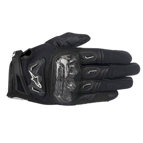Alpinestars Stella SMX-2 Air Carbon V2 Black Leather Gloves