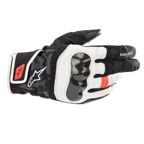 Alpinestars SMX Z Drystar Gloves - Black/White/Red - L - SKU:AS3527421123160