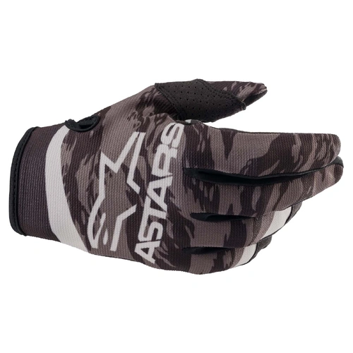 Alpinestars Youth Radar Gloves - Black/Grey/Camo - 3XS - SKU:AS3541822010650