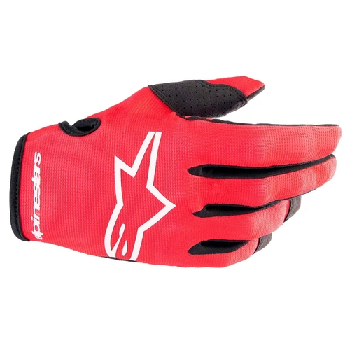 Alpinestars Radar Youth Gloves - Red/White - 3XS - SKU:AS3541823312050