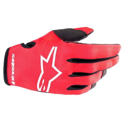 Alpinestars 2023 Radar Youth Gloves - Red/White - XS - SKU:AS3541823312054
