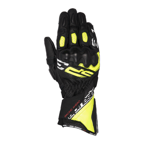 Alpinestars SP 3 Motorcycle Gloves - Black/Fluro Yellow/White