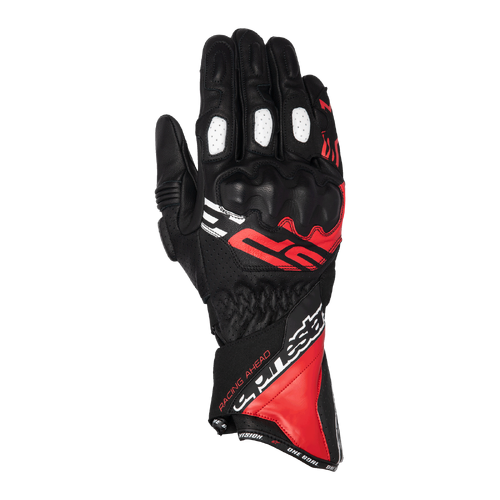 Alpinestars SP 3 Motorcycle Gloves - Black/Bright Red/White