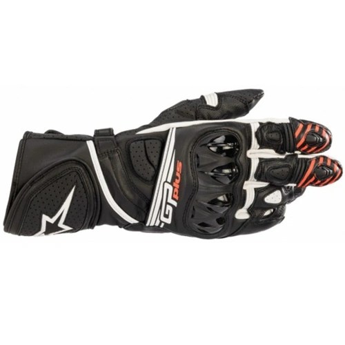 Alpinestars GP Plus R V2 Gloves - Black/White - 66 - SKU:AS3556520001266