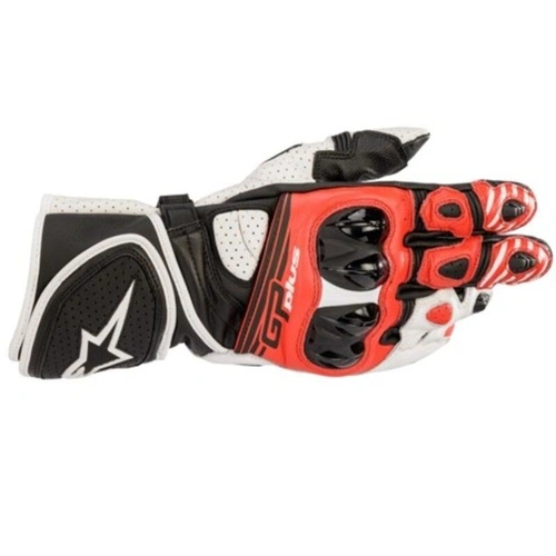 Alpinestars GP Plus R V2 Gloves - Black/White/Red - M - SKU:AS3556520130458
