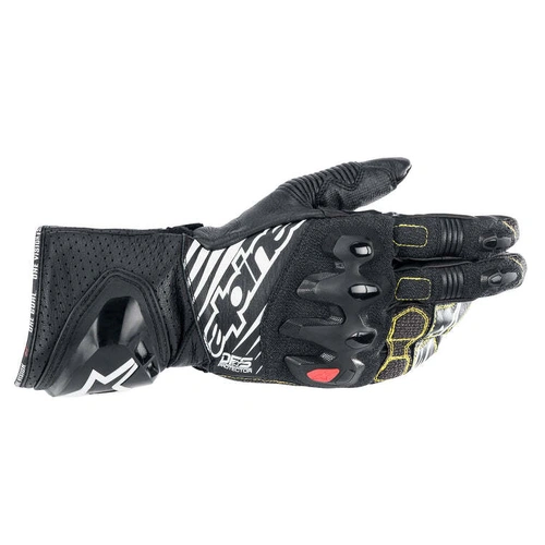 Alpinestars GP Tech V2 Gloves - Black/White - L - SKU:AS3556622001260