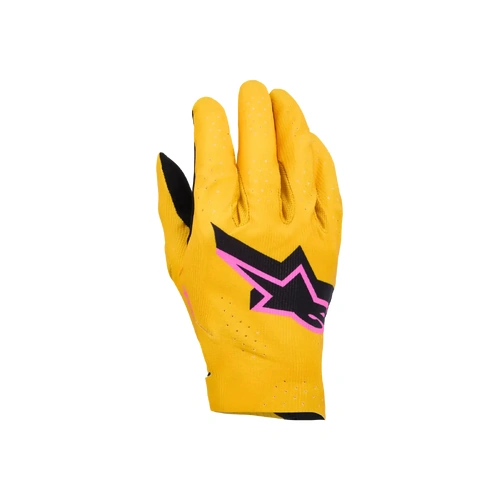 Alpinestars 2026 Supertech MX Gloves - Gold/Black/Fluro Pink - M - SKU:AS3560526500558