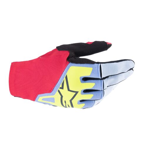 Alpinestars 2024 Techstar Gloves - Blue/Red/Berry/Black - S - SKU:AS3561024706756