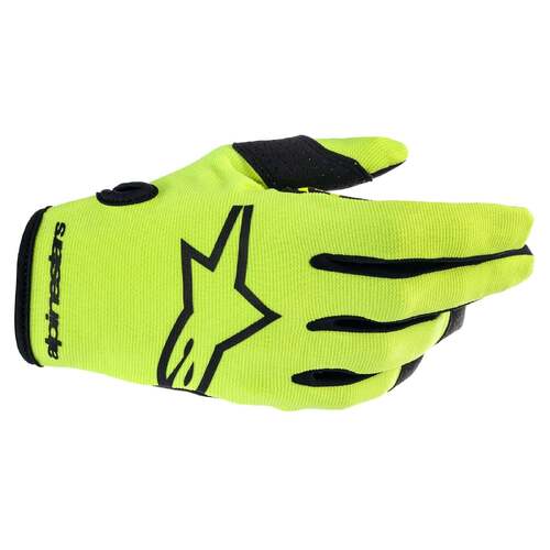 Alpinestars 2023 Radar Gloves - Fluro Yellow/Black - S - SKU:AS3561823055156