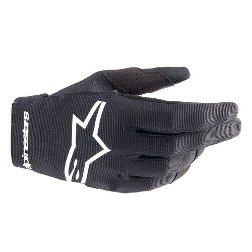 Alpinestars 2024 Radar Gloves - Black/White - S - SKU:AS3561824001256