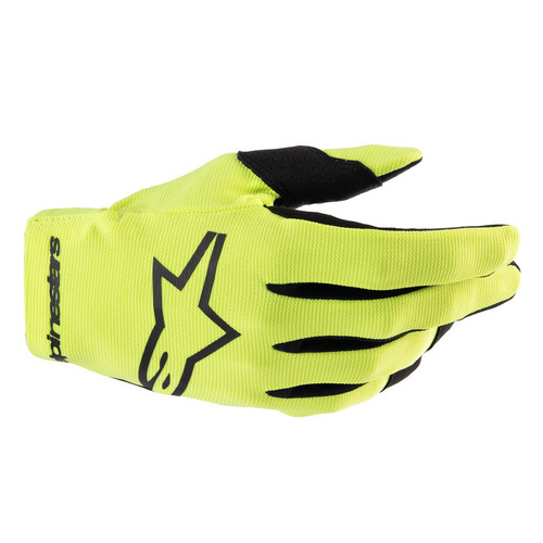 Alpinestars 2024 Radar Gloves - Fluro Yellow/Black - S - SKU:AS3561824055156