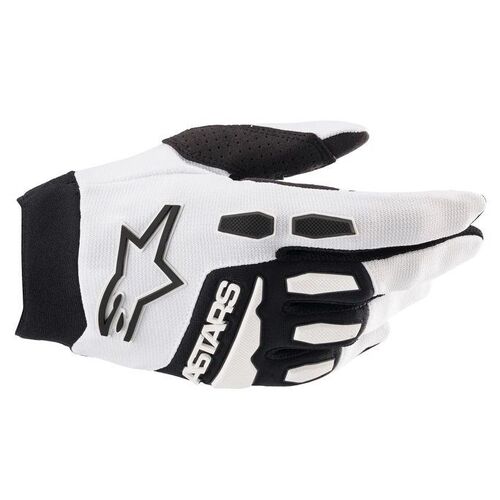 Alpinestars 2022 Full Bore White Black Gloves - SKU:AS3563622002162