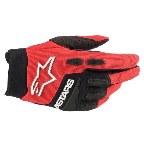 Alpinestars 2022 Full Bore Red Black Gloves - Unisex - Small  - SKU:AS3563622303156