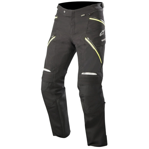 Alpinestars Big Sur Goretex Pro Pants - Black/Fluro Yellow - 56 - SKU:AS3620018015556