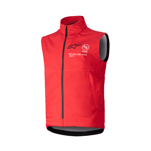 Alpinestars Techstar Softshell Vest  - Bright Red - L - SKU:AS3700325301060